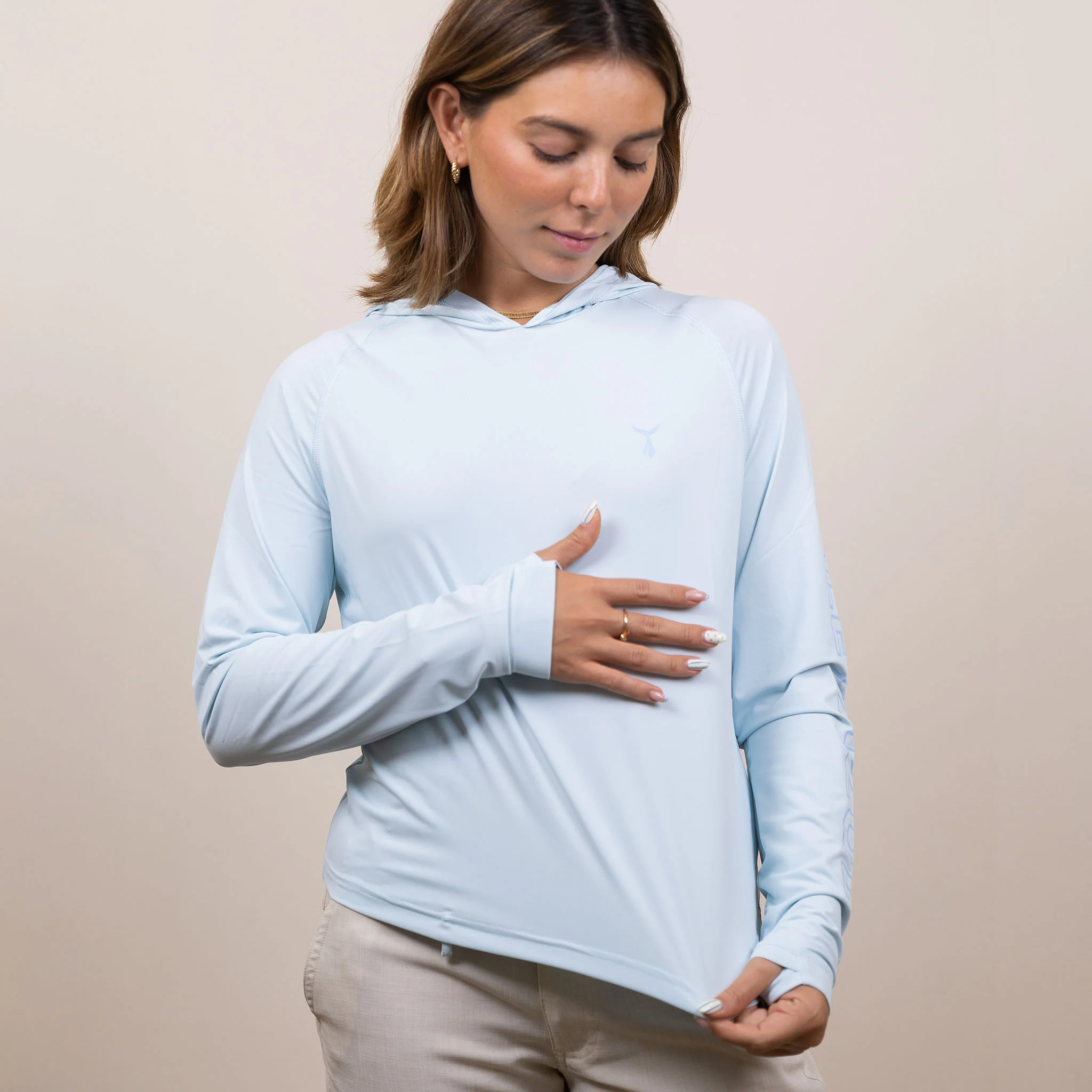 Cropped Hooded Sunshirt - Image 21