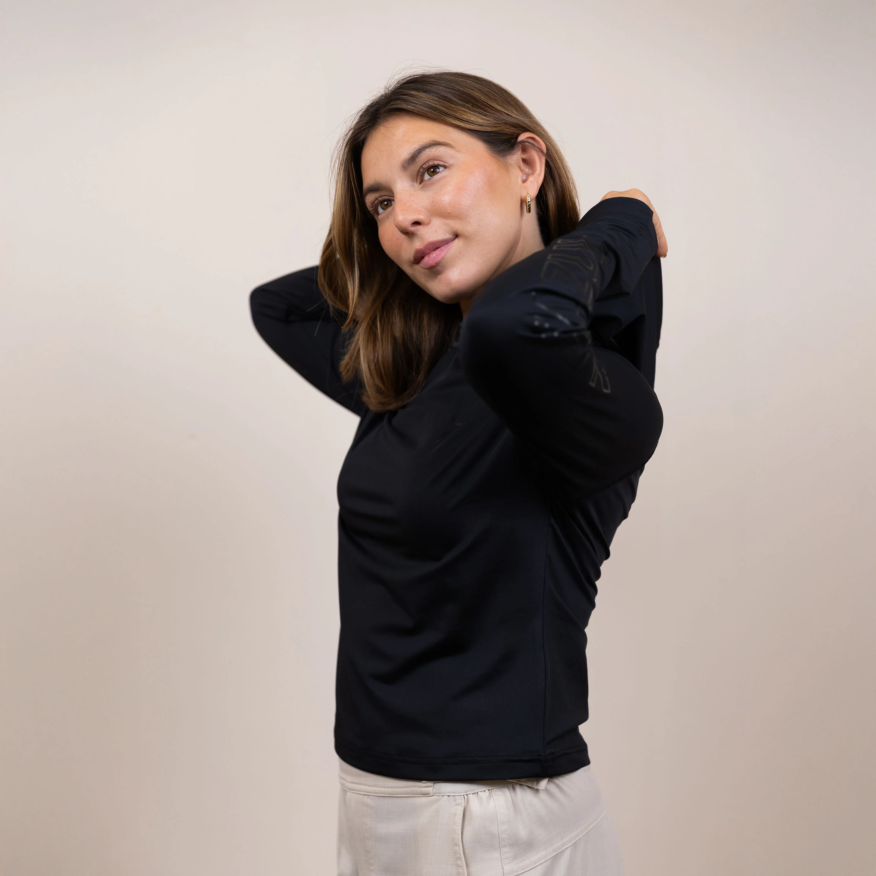 Cropped Hooded Sunshirt - Image 33