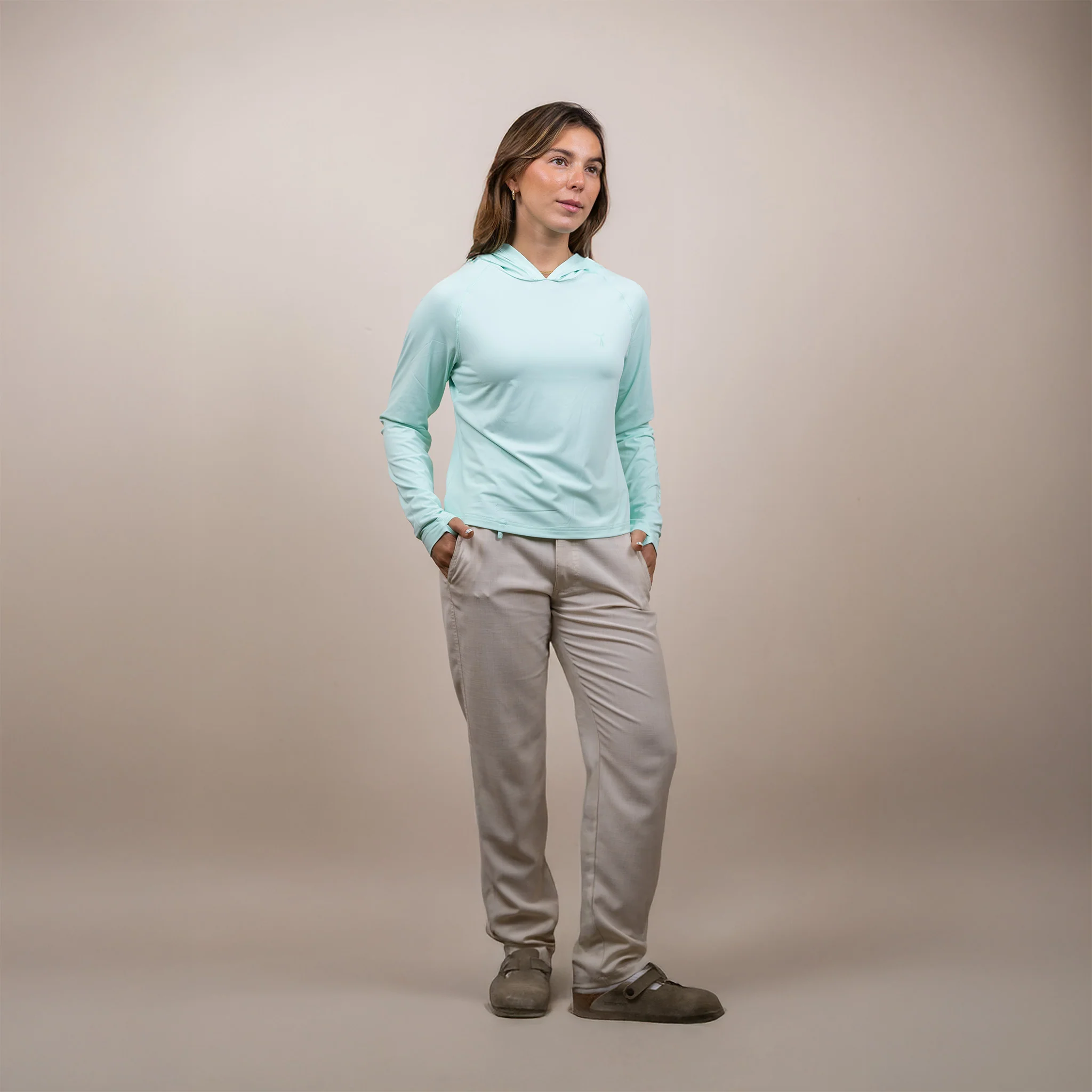 Cropped Hooded Sunshirt - Image 52