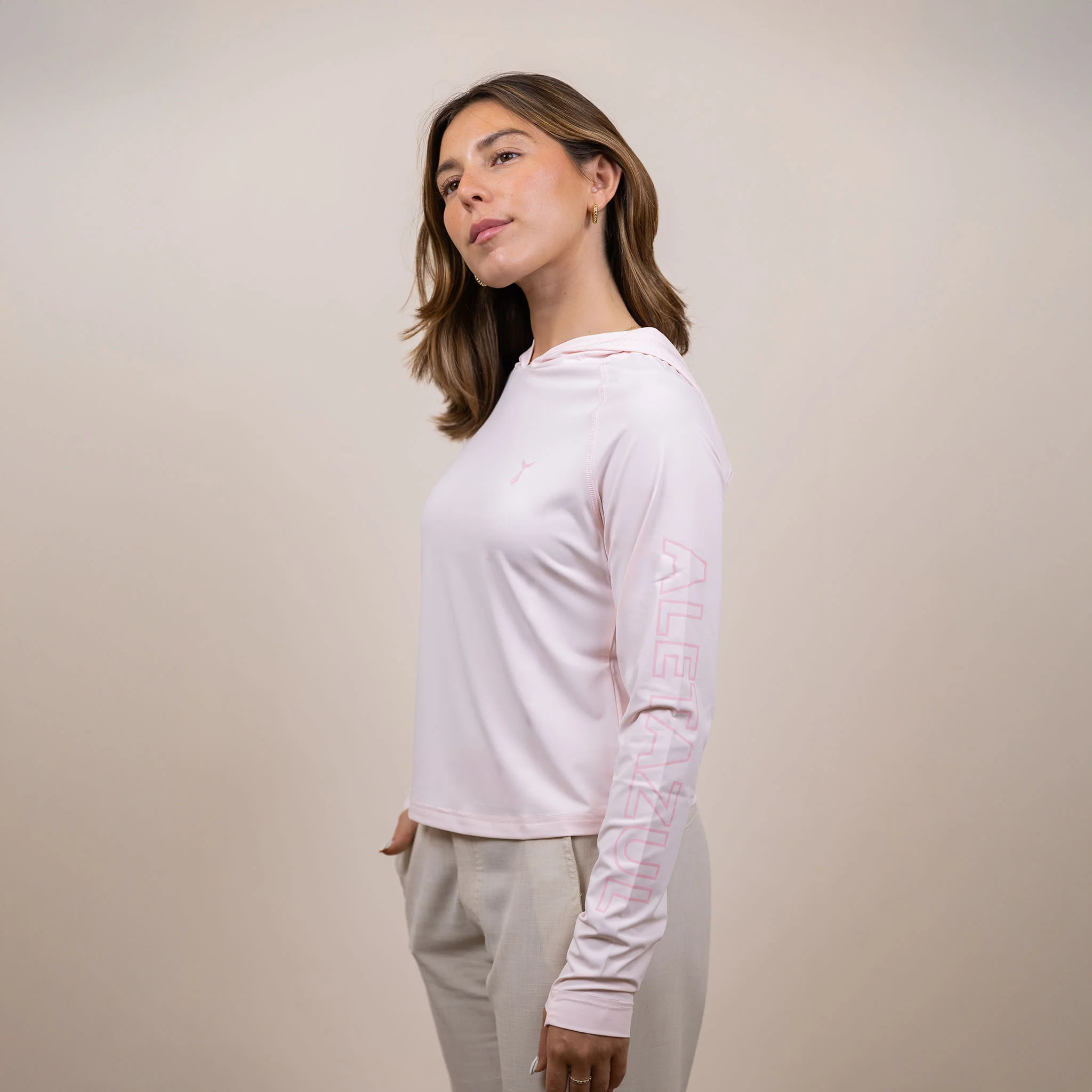 Cropped Hooded Sunshirt - Image 7