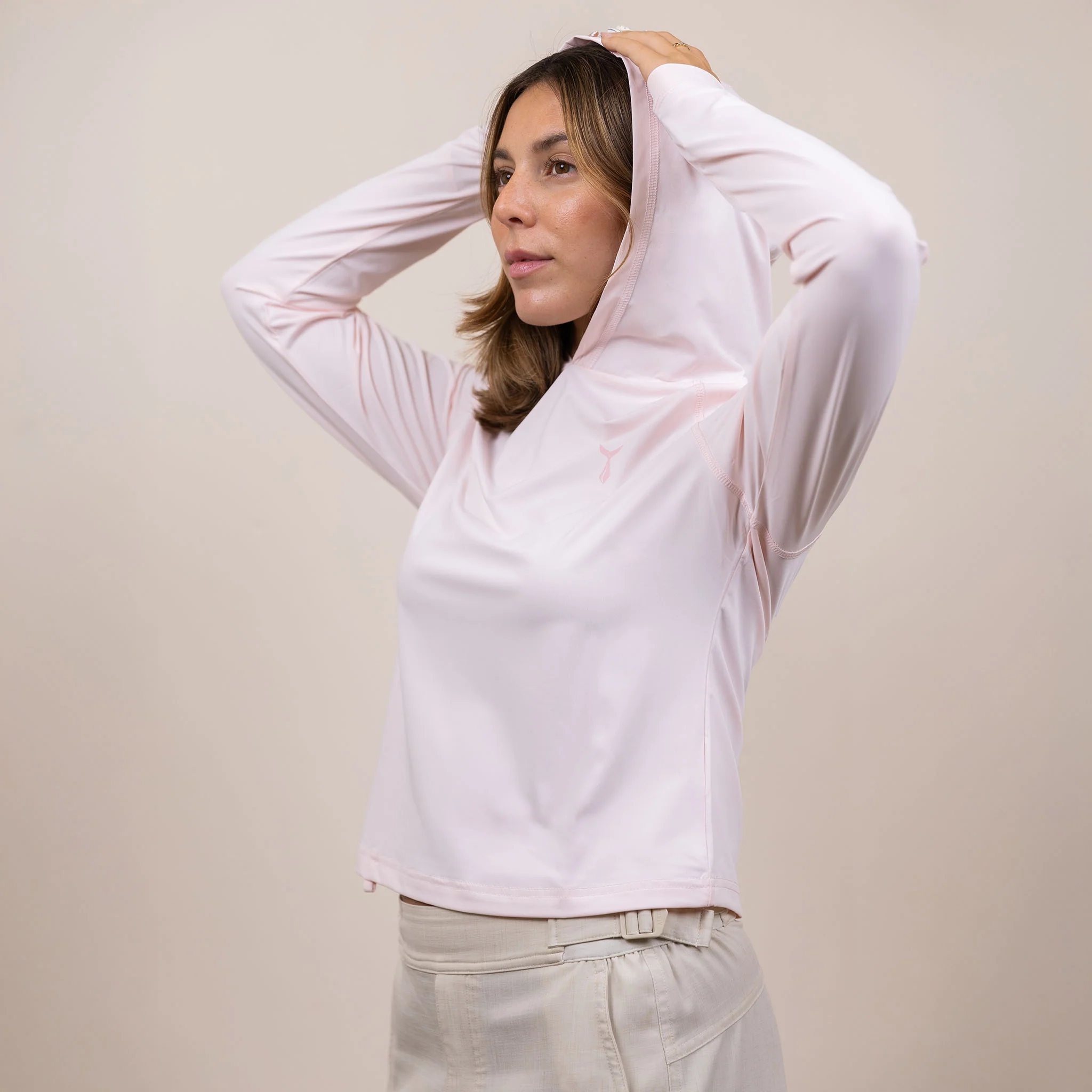 Cropped Hooded Sunshirt - Image 8
