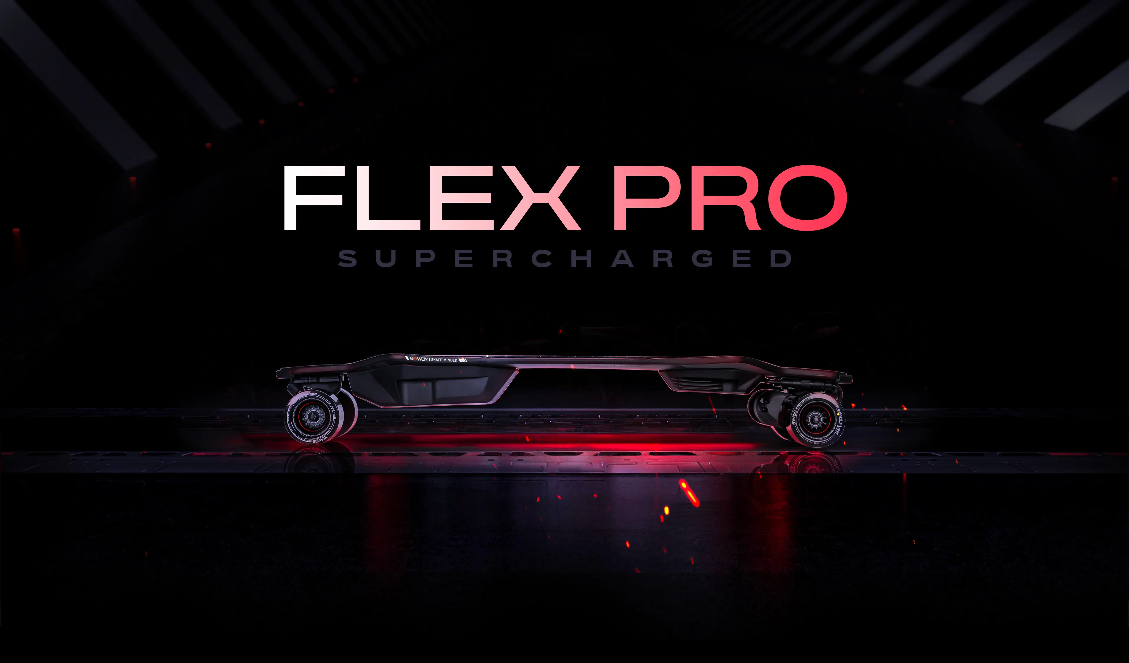 EXWAY Flex Pro Riot Electric Long Board (Hydro All-Season Tires) - Image 3