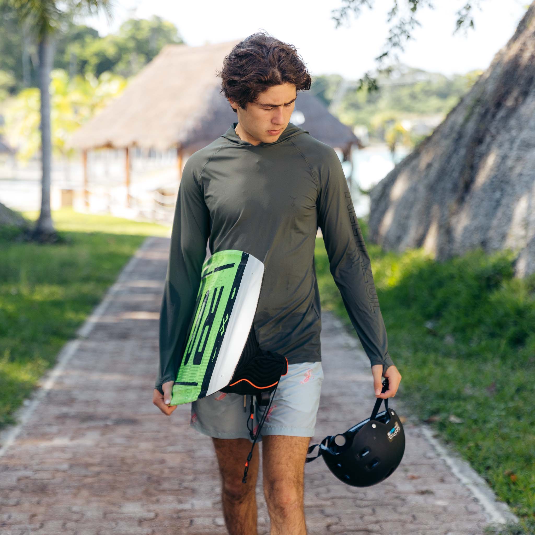 Hooded Long Sleeve Sunshirt - Image 12