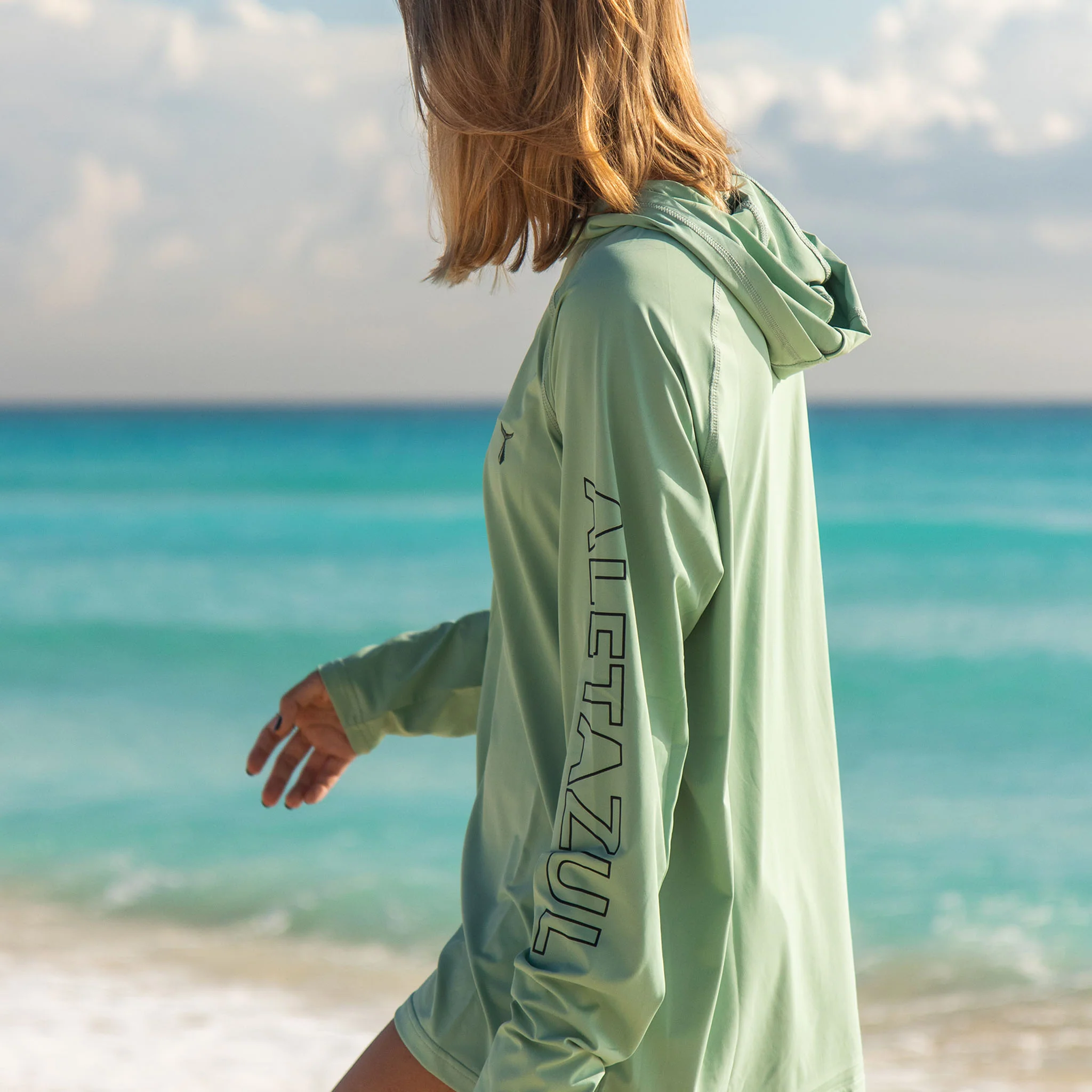 Hooded Long Sleeve Sunshirt - Image 5