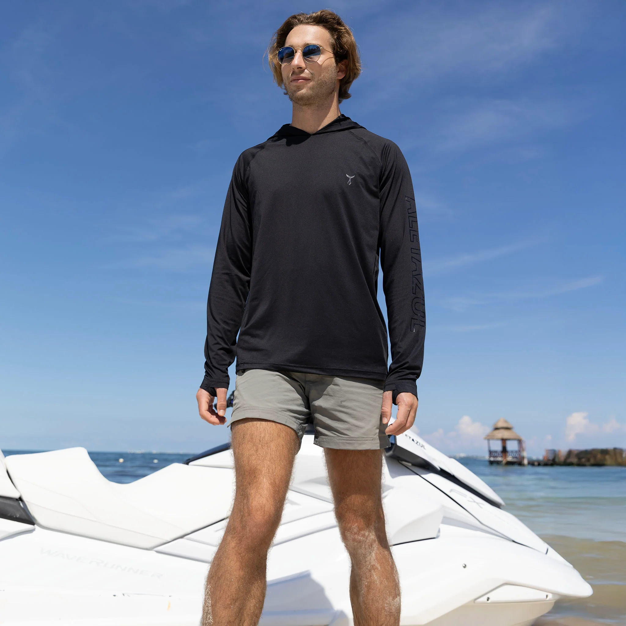 Hooded Long Sleeve Sunshirt - Image 6