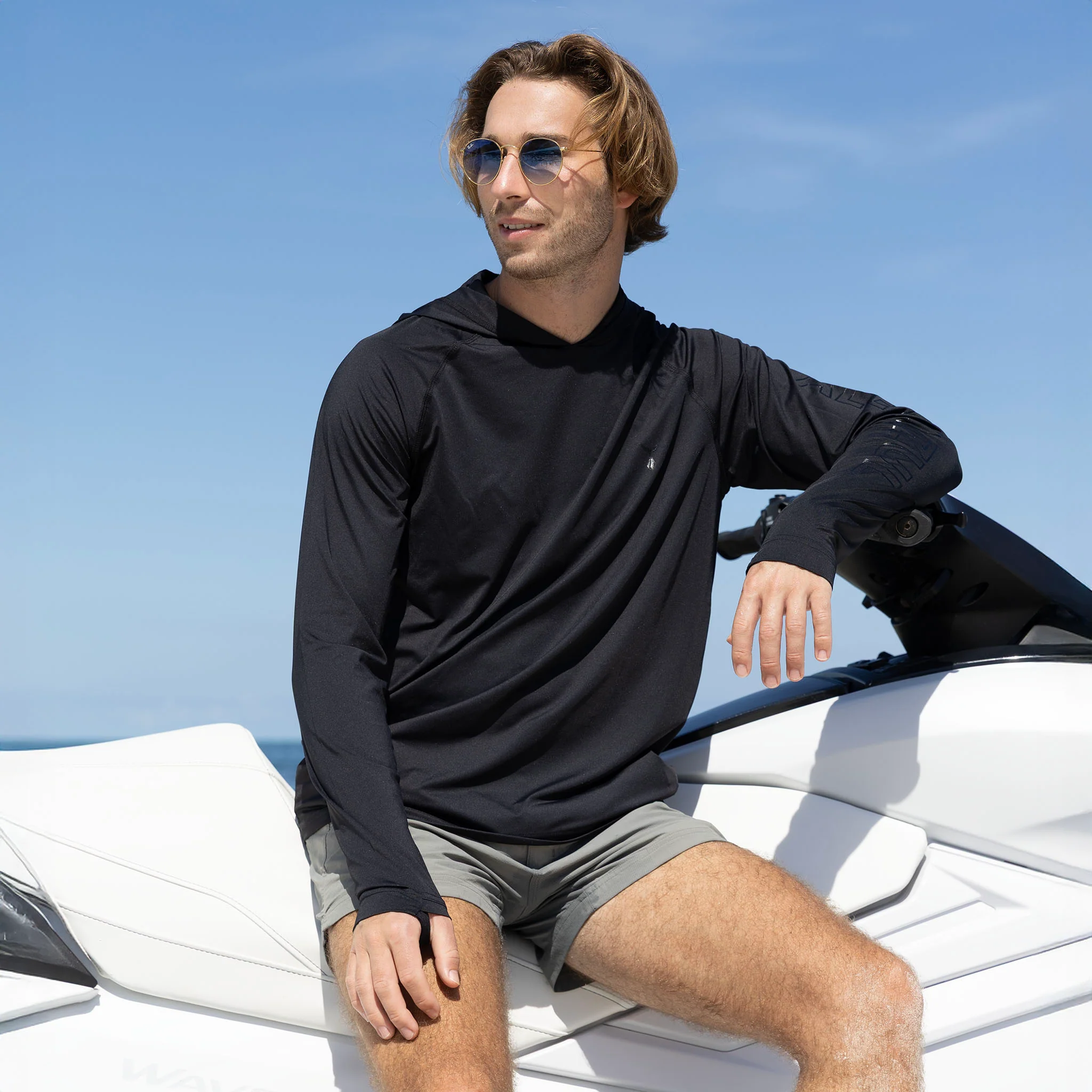 Hooded Long Sleeve Sunshirt - Image 7